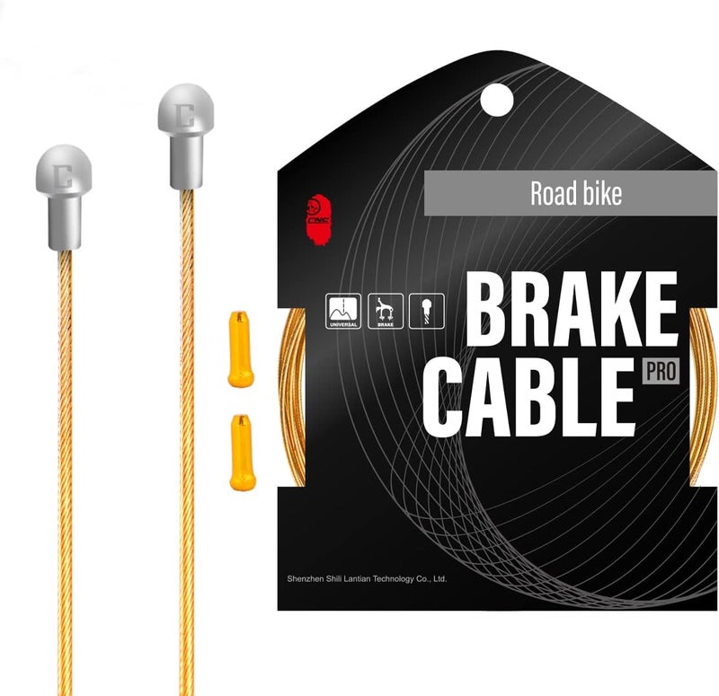 Chooee PRO Brake Cable for Shimano/SRAM Universal Premium Bicycle Brake Line 2x2100mm for Road Bike - Image 1